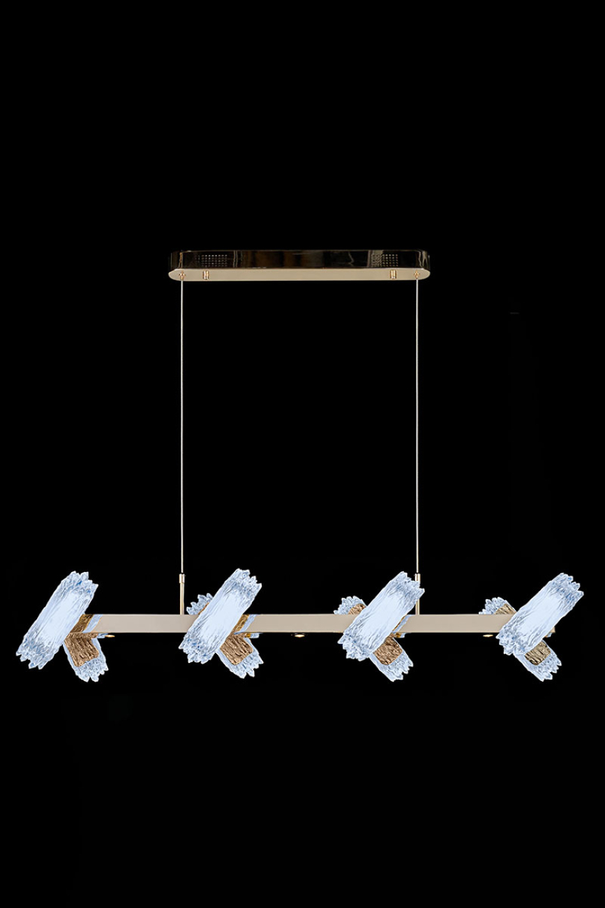 Светильник подвесной LEON Elizabeth LE7912/8L Gold