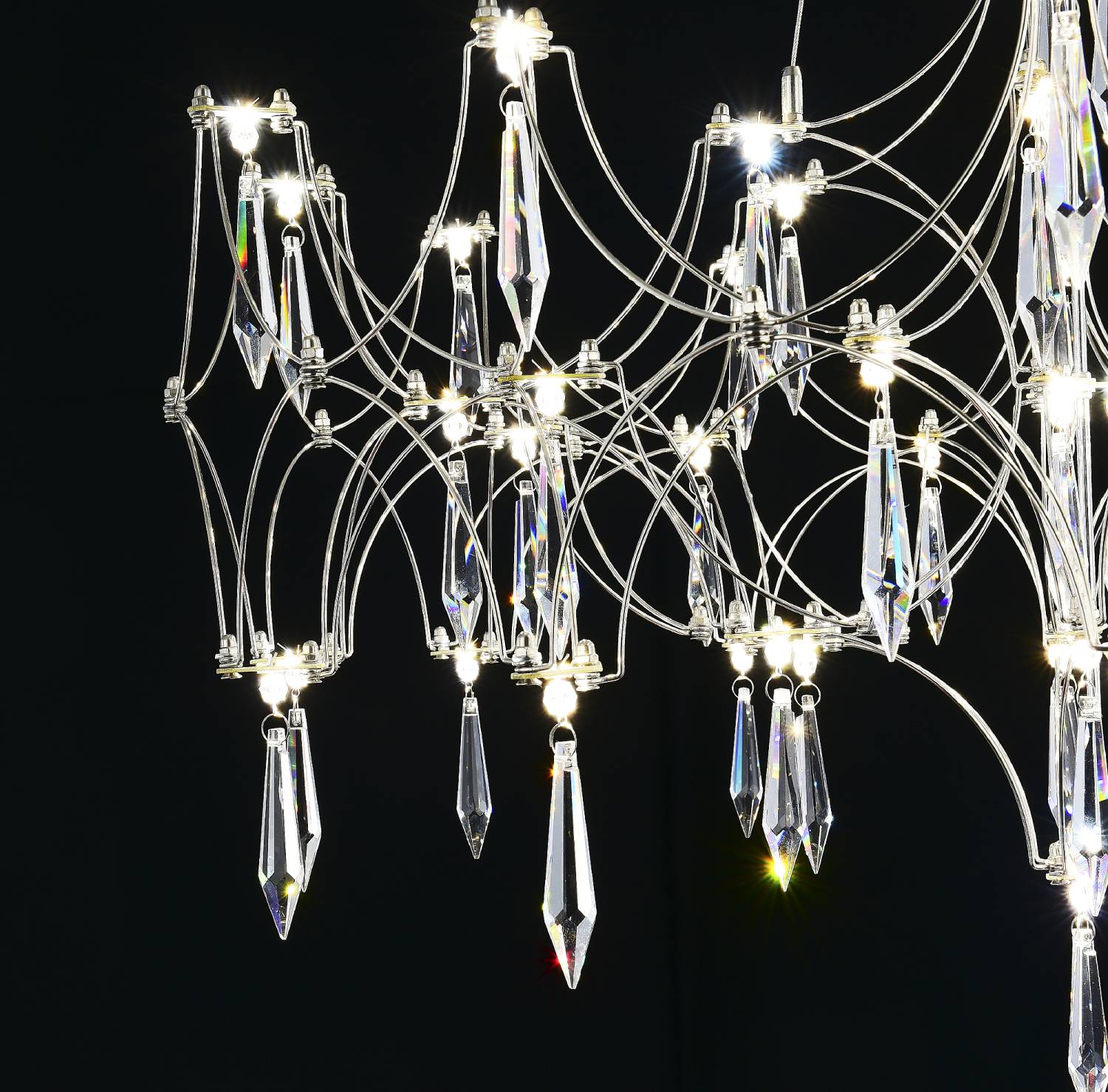 Подвесная люстра MyFar Ileria MR2650-57P-76AP