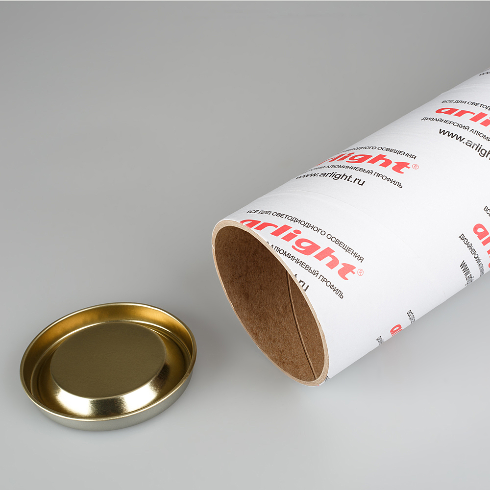 Круглый картонный тубус для упаковки алюминиевого профиля Arlight 021960