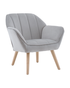 Кресло Stool Group Руди QH-2802K HLR-14 light grey