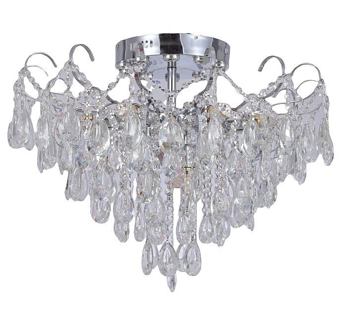 Потолочная люстра ЭкономСвет 15506 15506/9CR CL WTLED