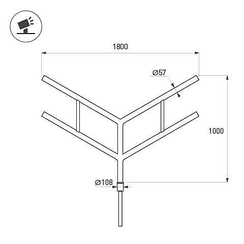 Кронштейн Arlight 051661