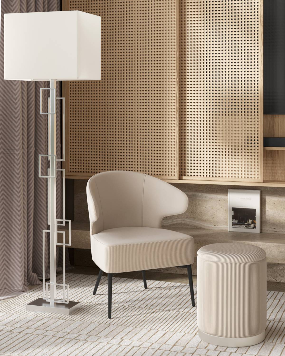 Пуфик Stool Group Эмили 19A205CG-2