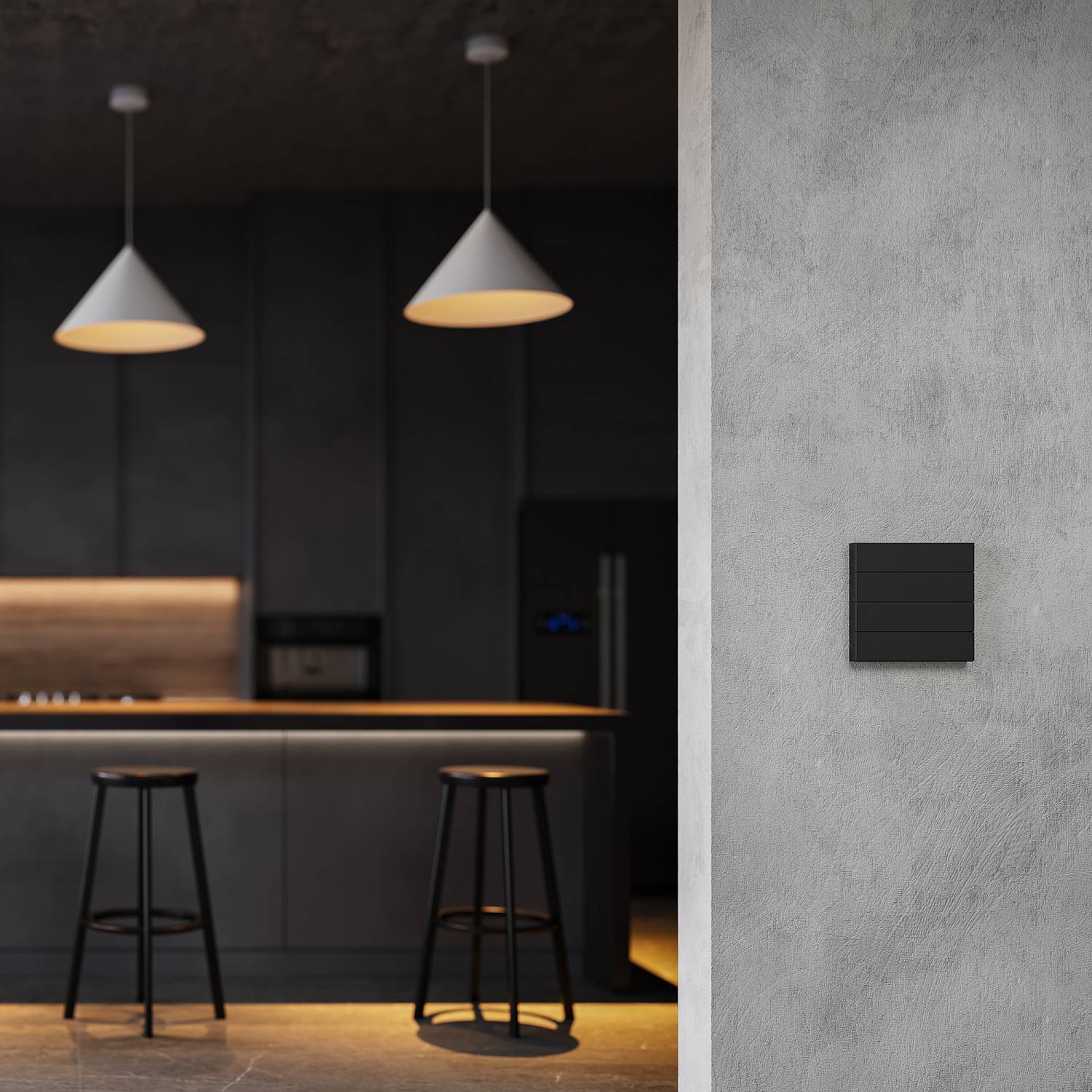 Встраиваемая пластиковая кнопочная панель Arlight 055483