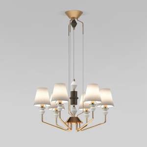 Подвесная люстра Eurosvet Olaria 101012/6 латунь Smart