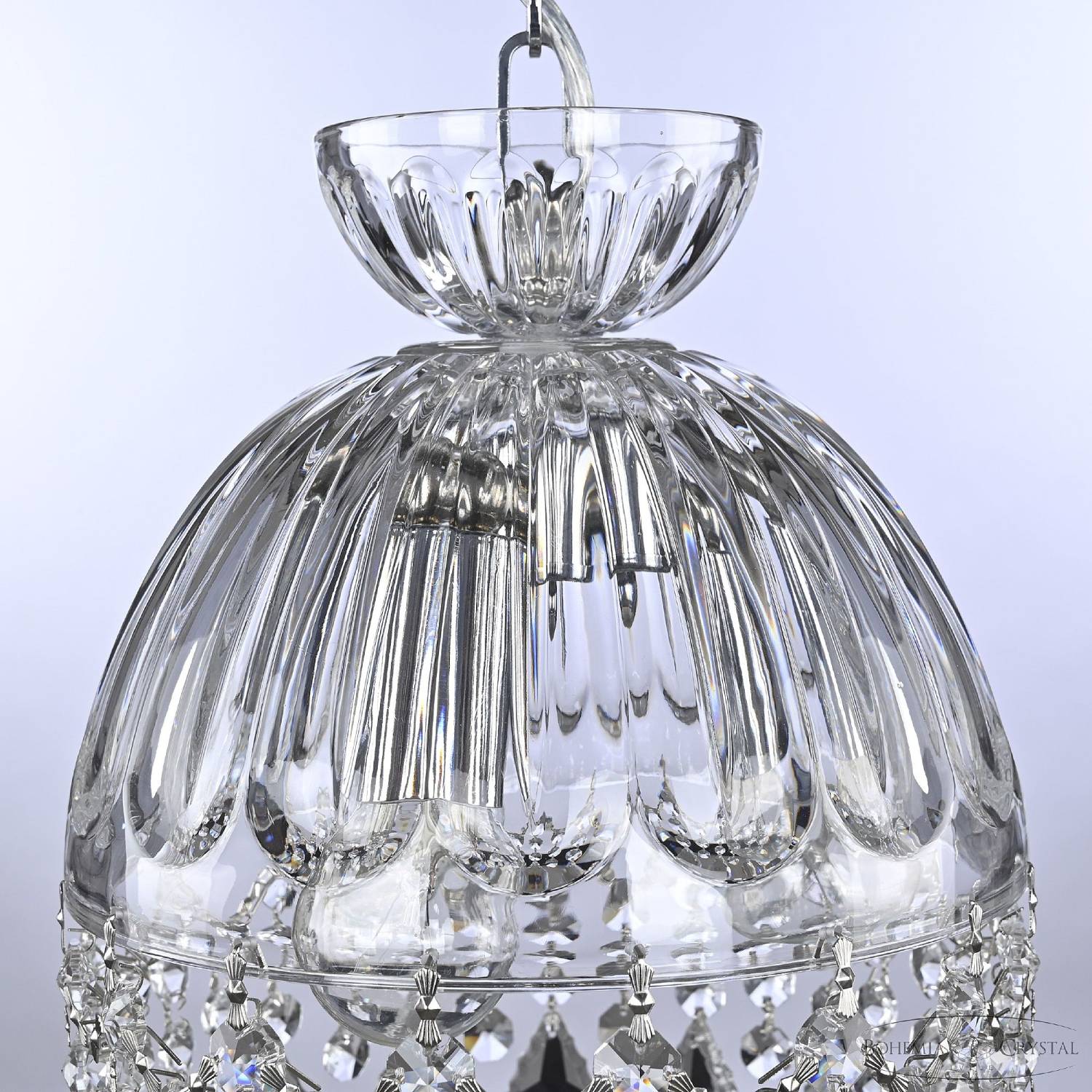 Светильник подвесной Bohemia 5478 5478/22 Ni Clear/M-1H Leafs