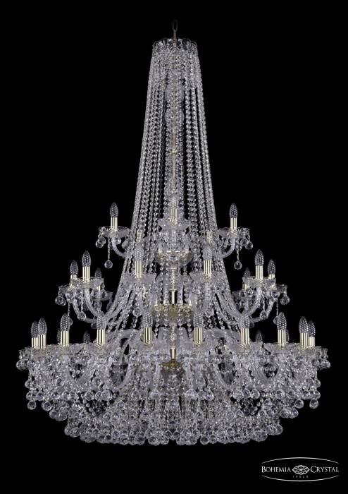 Подвесная хрустальная люстра 1409 Bohemia 1409/20+10+5/400/h-160/3d G