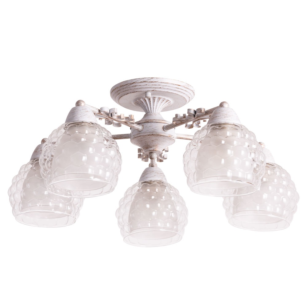 Потолочная люстра Arte Lamp Malina A7695PL-5WG Потолочная люстра Arte Lamp Malina A7695PL-5WG