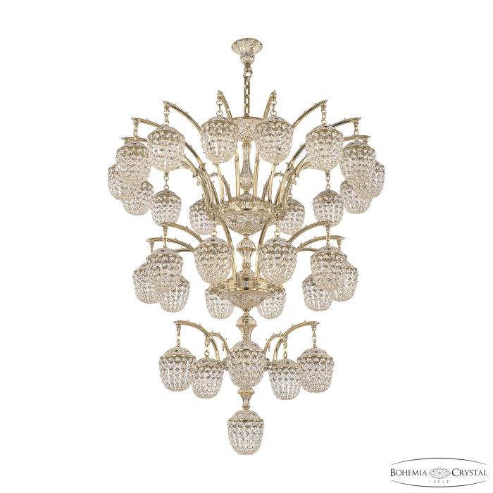 Подвесная хрустальная люстра Verona Bohemia 72111R/15+10+5+1/420/3d AZ GW
