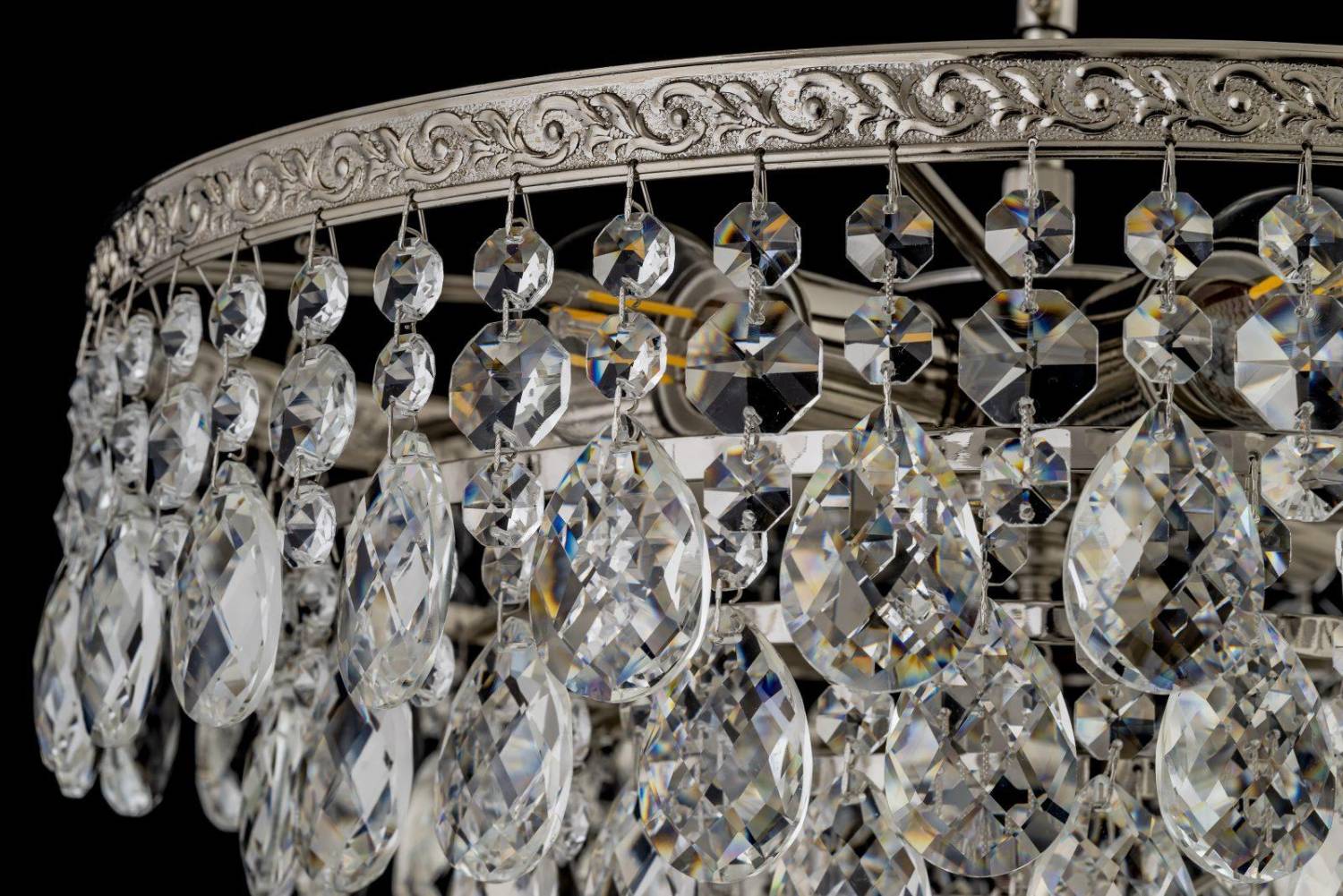 Потолочная люстра Arti Lampadari Castellana Nickel Castellana E 1.3.30.608 N