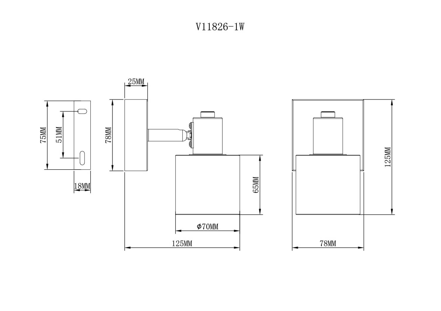Светильник спот Moderli Malet V11826-1W