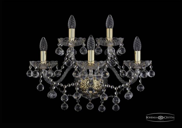 Настенное бра Bohemia 1409 1409B/3+2/195/XL/G