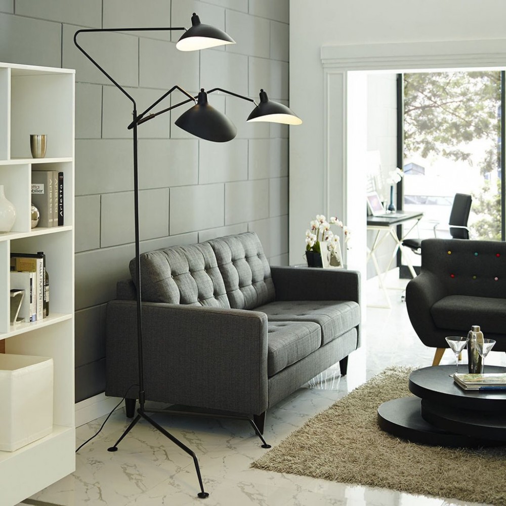 Торшер Delight Collection Floor lamp TF8505-3 black Торшер Delight Collection Floor lamp TF8505-3 black