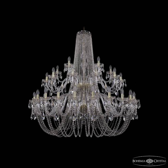 Подвесная хрустальная люстра 1402 Bohemia 1402/24+12+6/530/2d G