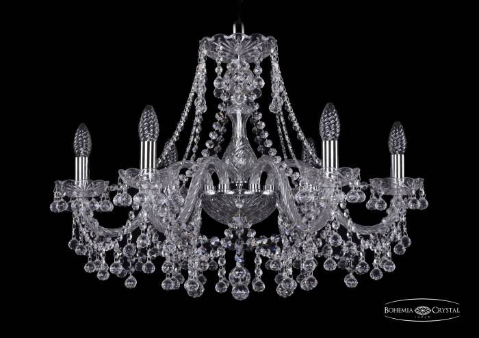 Подвесная хрустальная люстра 1409 Bohemia 1409/6/240 Ni