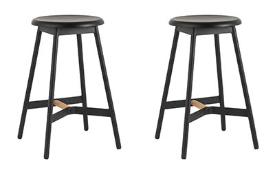 Комплект стульев Stool Group 9117H65 black X2