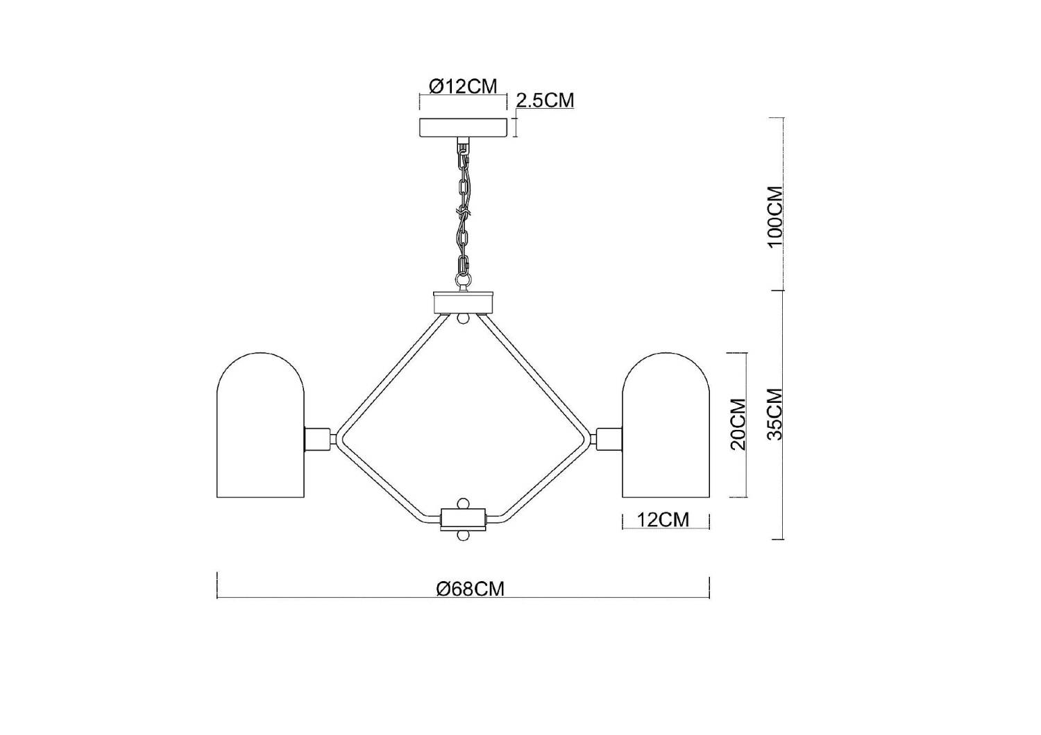 Подвесная люстра Arte Lamp Cassel A5454LM-5PB