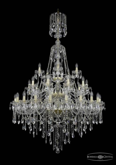 Подвесная хрустальная люстра 1415 Bohemia 1415/20+10+5/400/XL-180/3d G