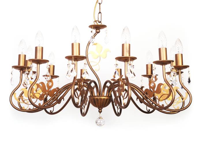 Подвесная люстра Doge Luce 520L12GD