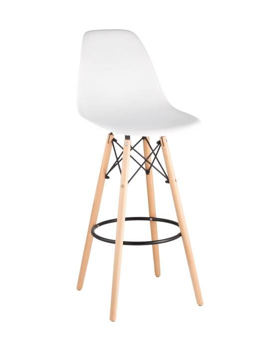 Барный стул Stool Group DSW 8056H WHITE SEAT DUAL