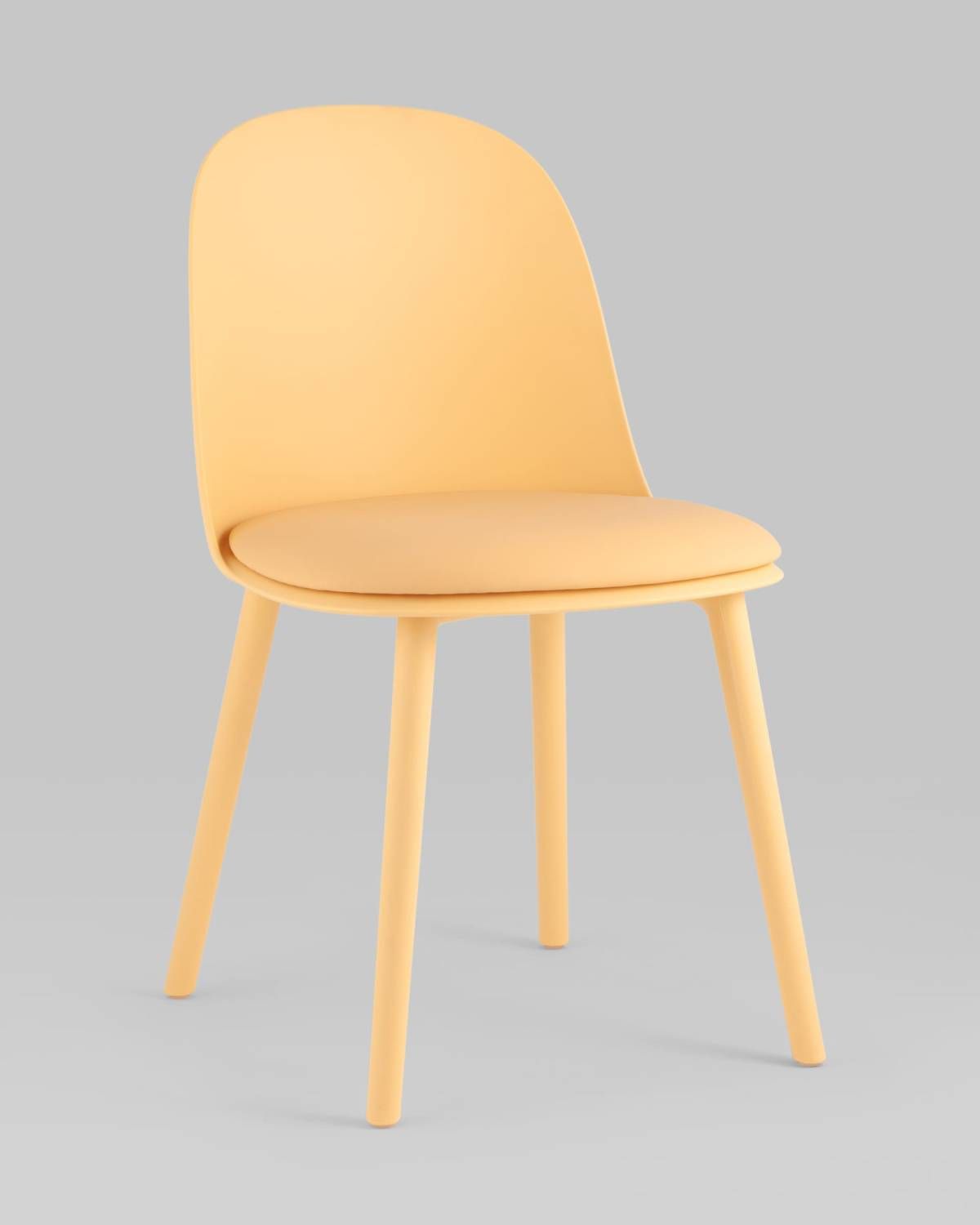 Стул пластиковый Stool Group Fog SL-7022DP yellow 70139