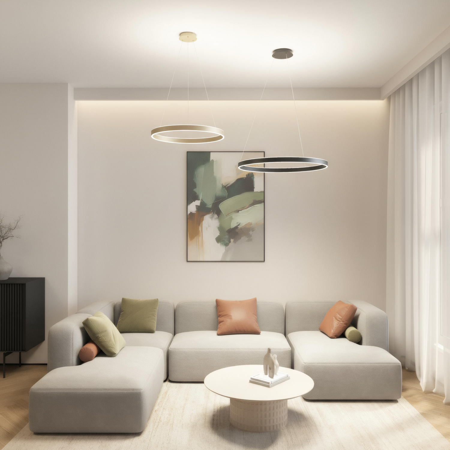 Подвесная люстра Denkirs Raydia DK6273-BK