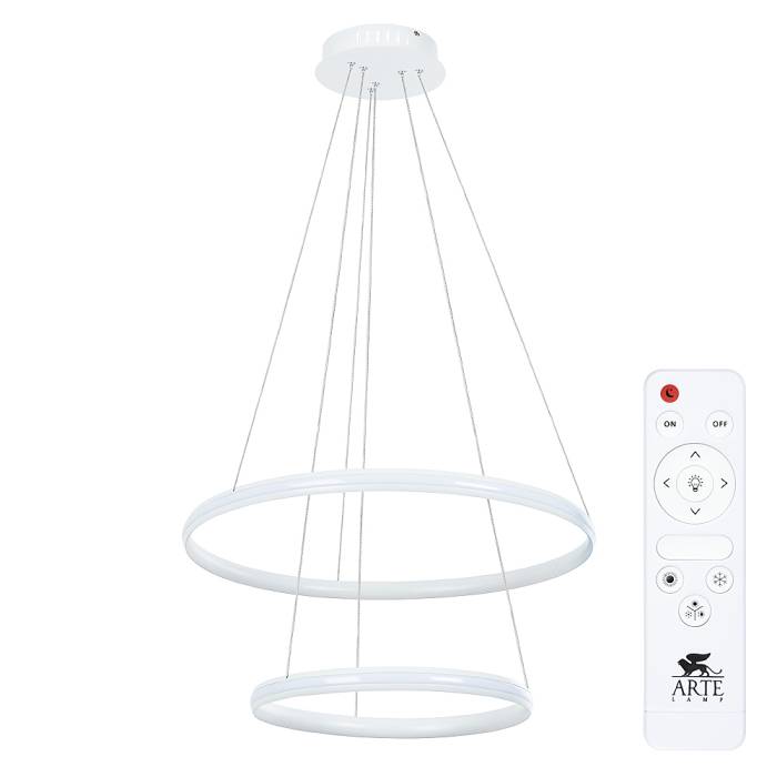 Подвесная люстра Arte Lamp Meridiana A2198SP-2WH Подвесная люстра Arte Lamp Meridiana A2198SP-2WH