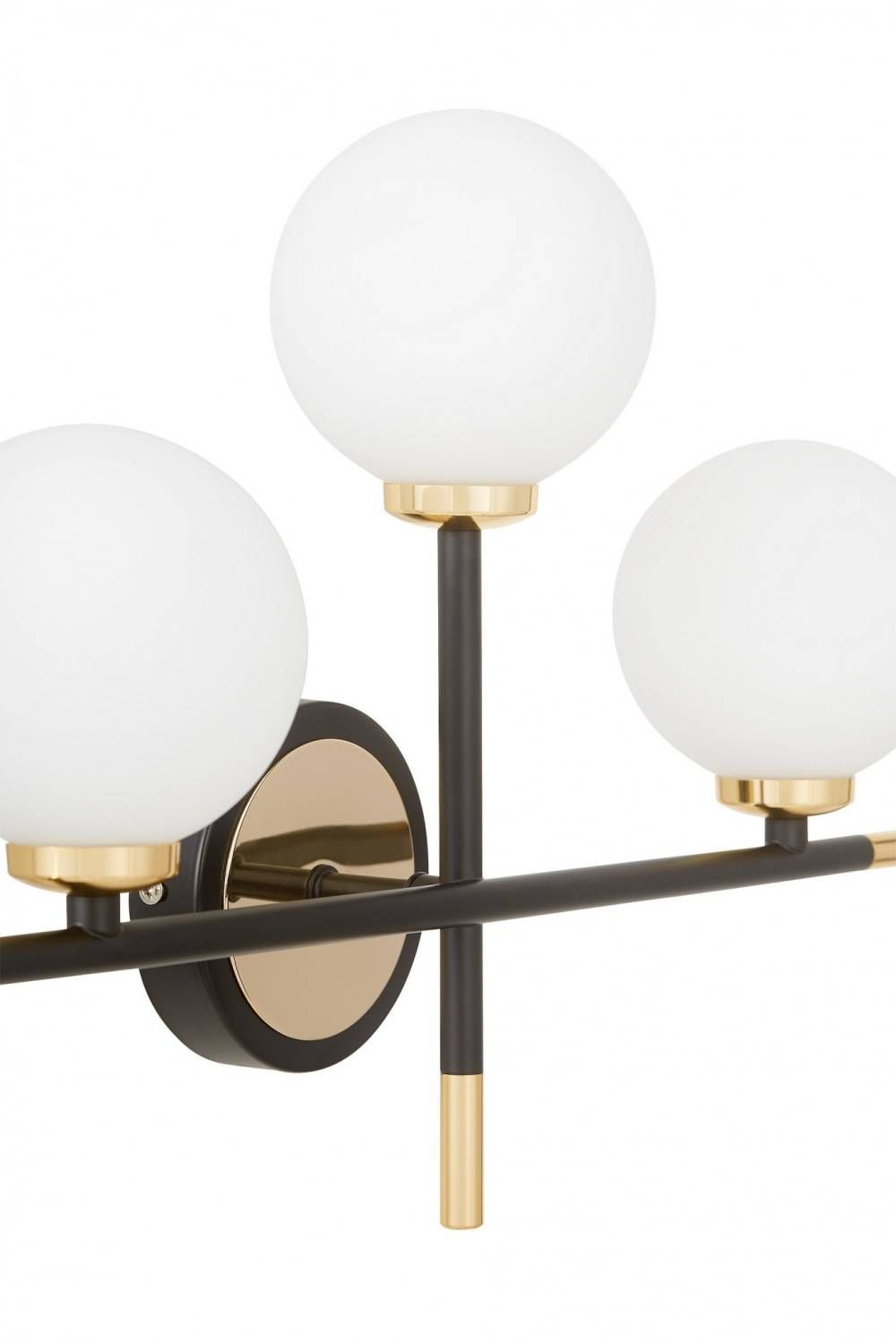 Настенное бра Lumina Deco LDW 6033N-3 BK+F.GD