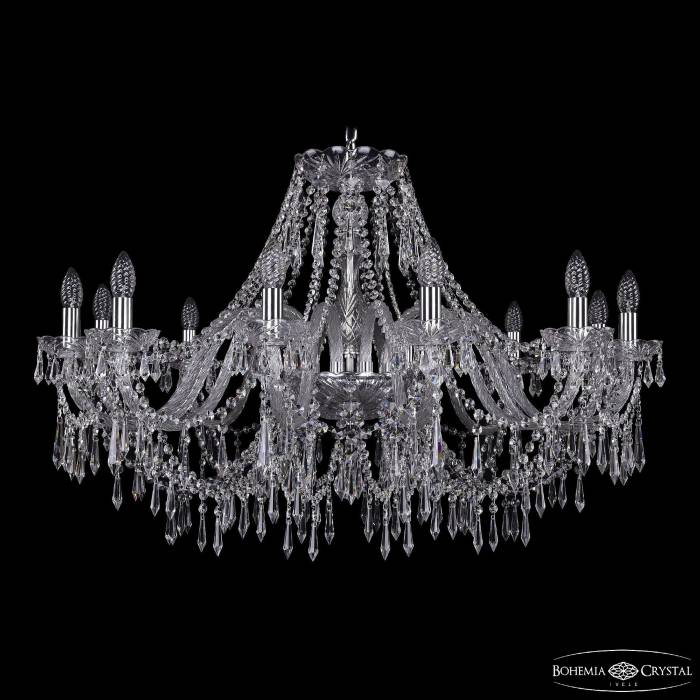 Подвесная хрустальная люстра 1403 Bohemia 1403/12/360 Ni