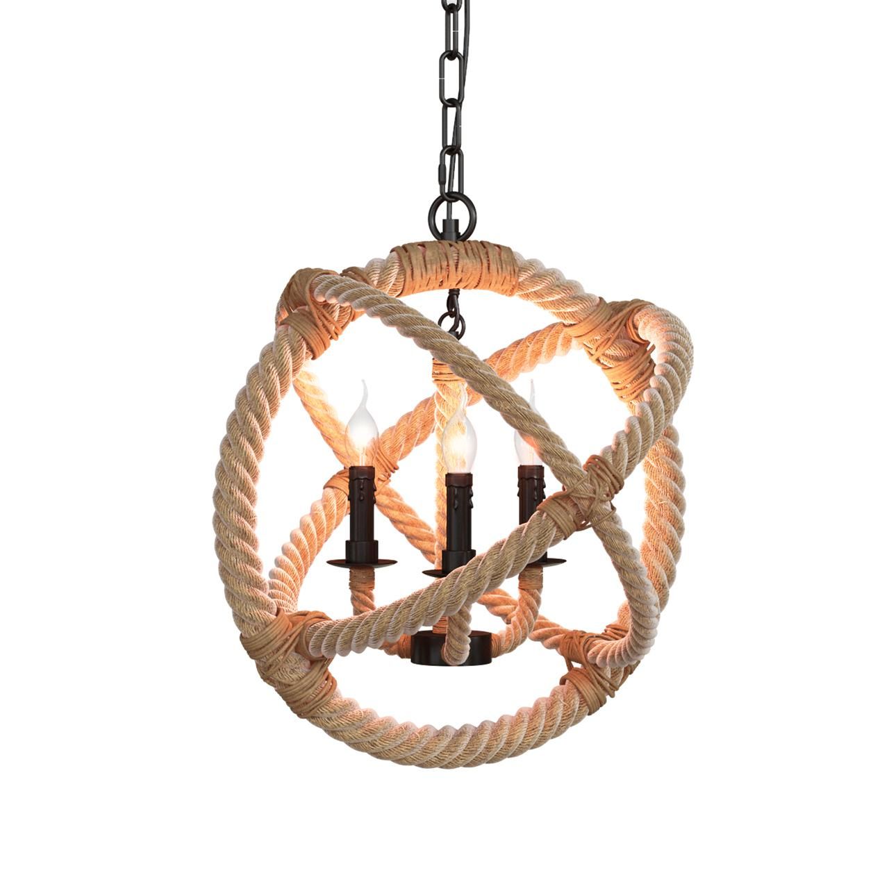 Люстра с веревками Wicker LOFT1194-3 Loft It