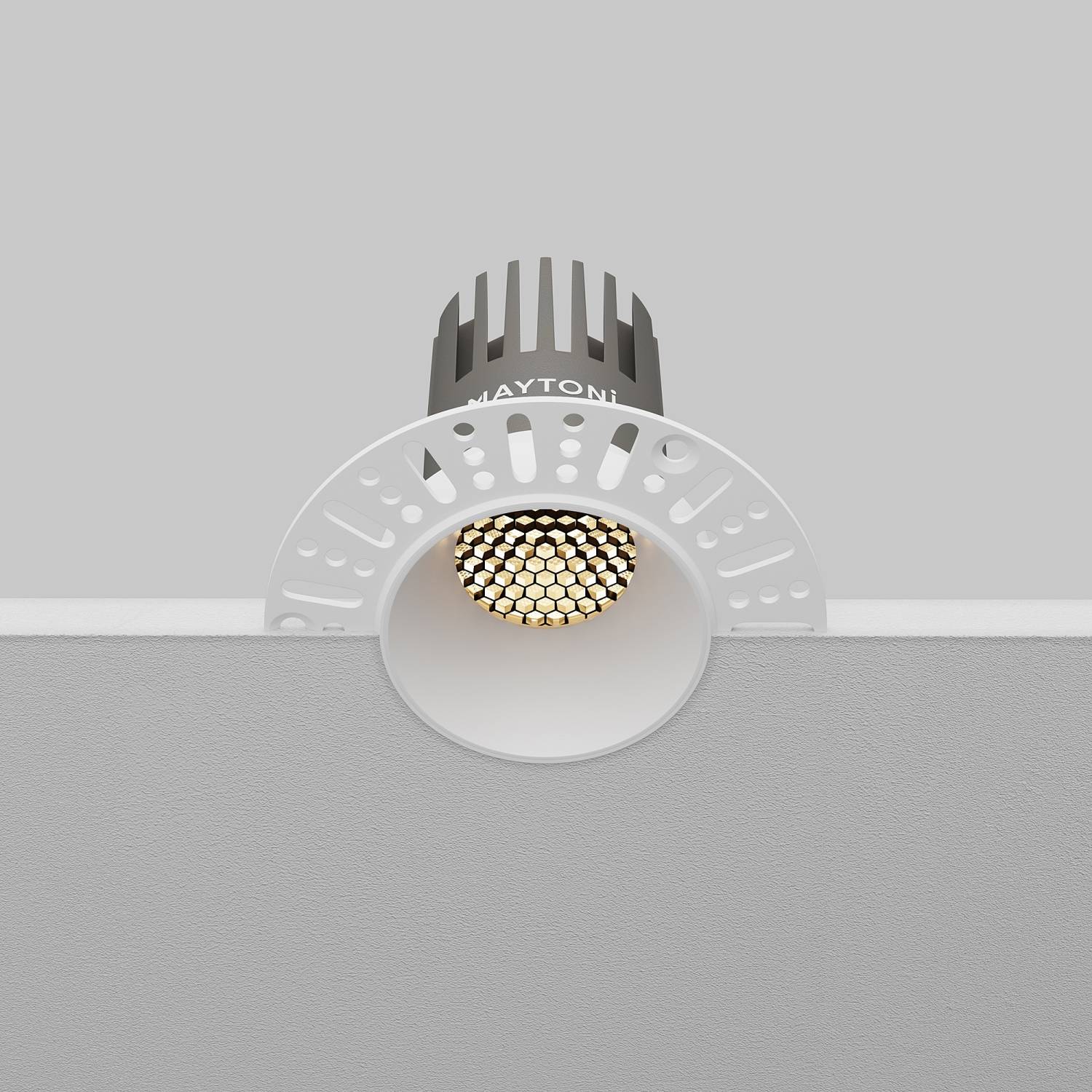 Встраиваемый светильник Maytoni Dip DL124-10W-3K-TRS-W