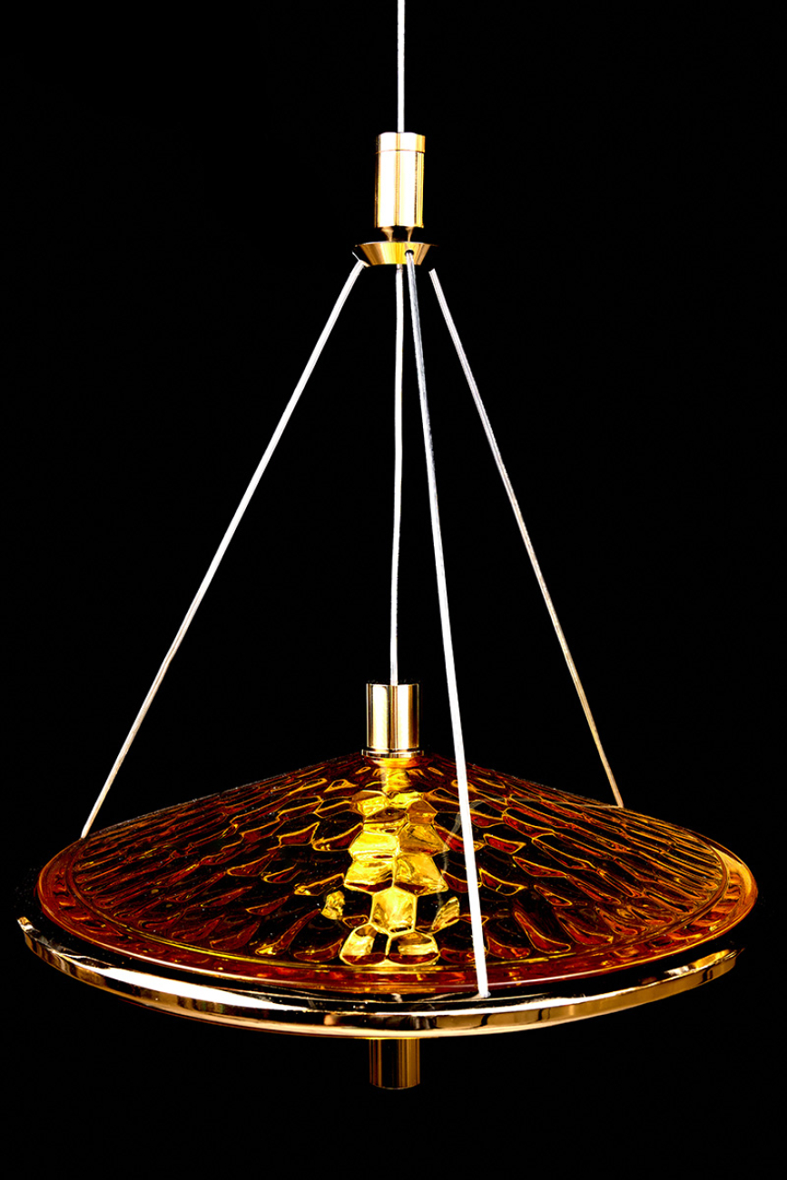 Светильник подвесной LEON Chantale LE3027/1S GD/YE