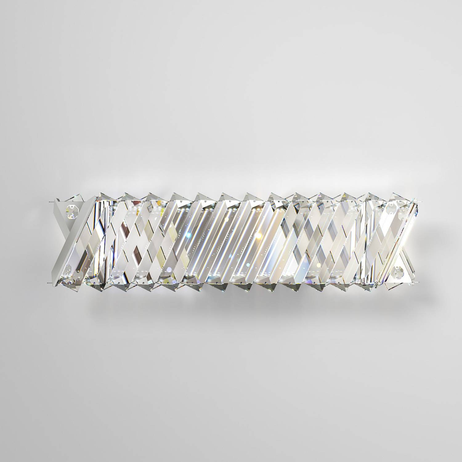 Настенный светильник Eurosvet Solis 101005 LED никель хрусталь Strotskis