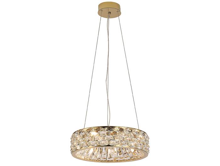 Подвесная люстра Newport Tiffany 8532/40 C gold polished