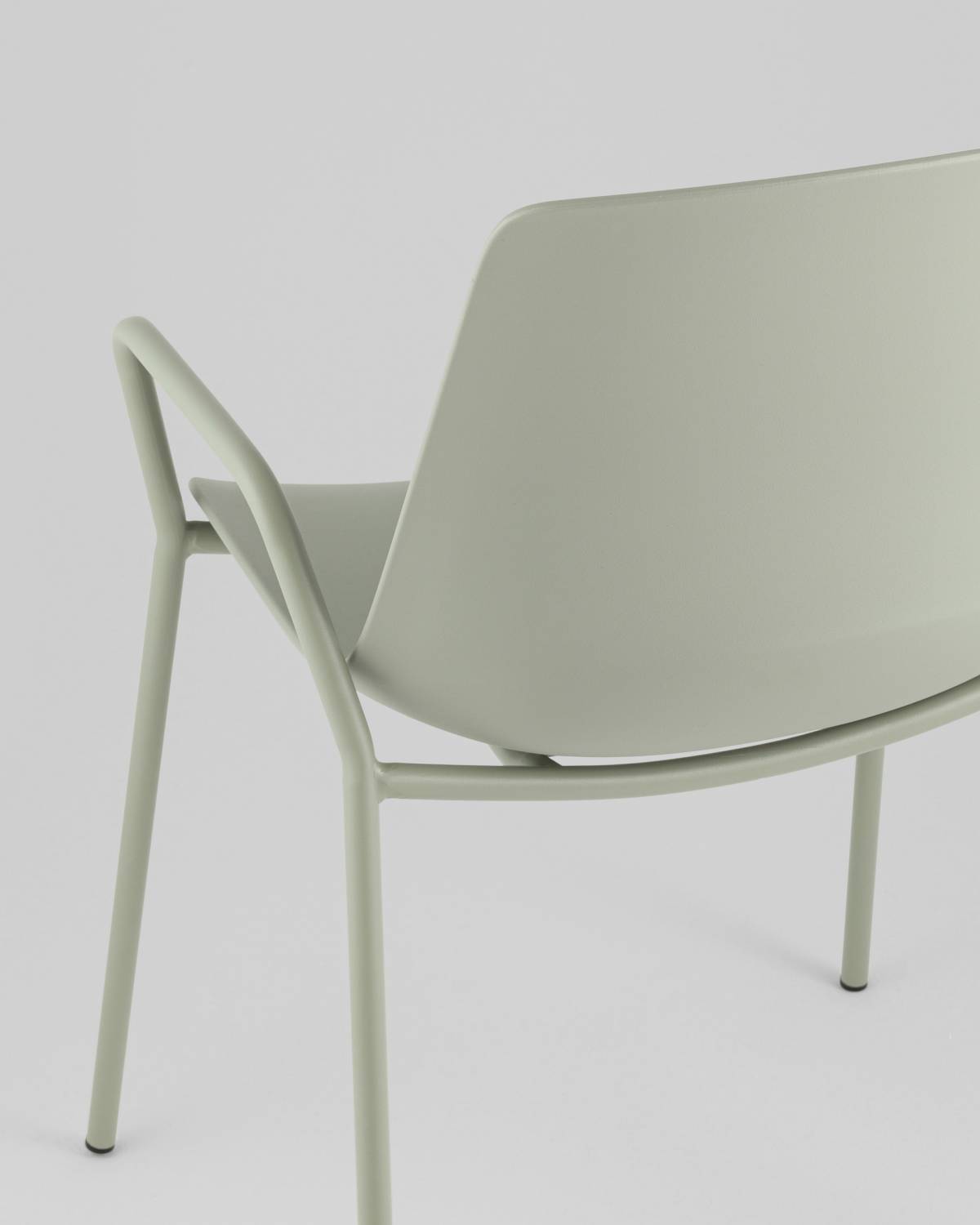 Стул пластиковый Stool Group Kaira SL-7201F greyish green 90455
