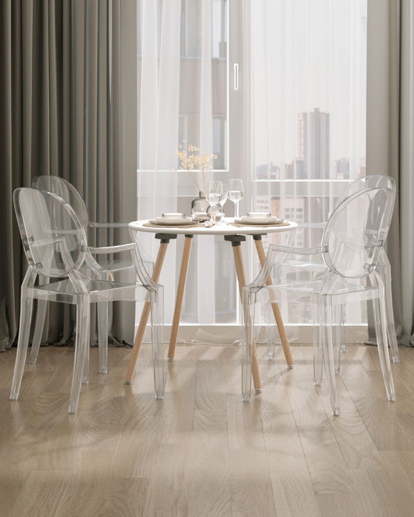 Обеденный стул Stool Group Victoria Ghost УТ000036010