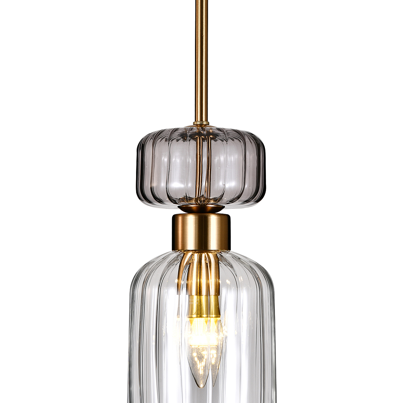 Светильник подвесной Escada Gloss 1141/1S Smoke/Clear