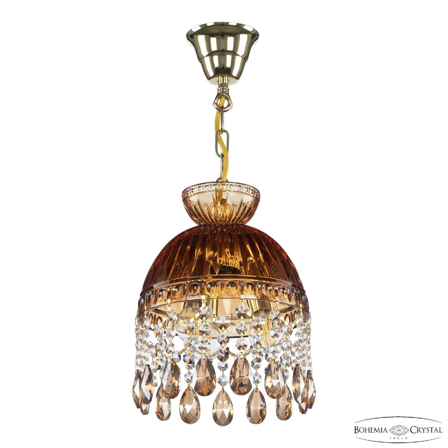 Светильник подвесной Bohemia 5478 5478/22 G Amber/M-1G K721