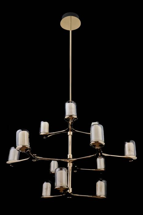 Люстра на штанге LEON Barbara LE7908/3+6+3 Gold