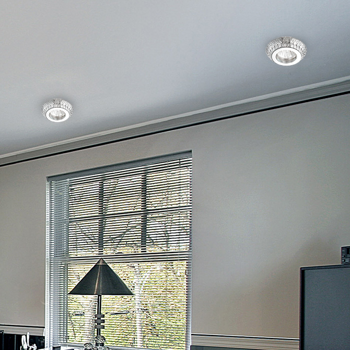 Встраиваемый светильник с узорами Forza 370246 Novotech