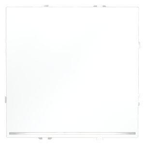 Проходной переключатель встраиваемый VOLTUM S70 одноклавишный с подсветкой 10А, (белый матовый) VLS010402