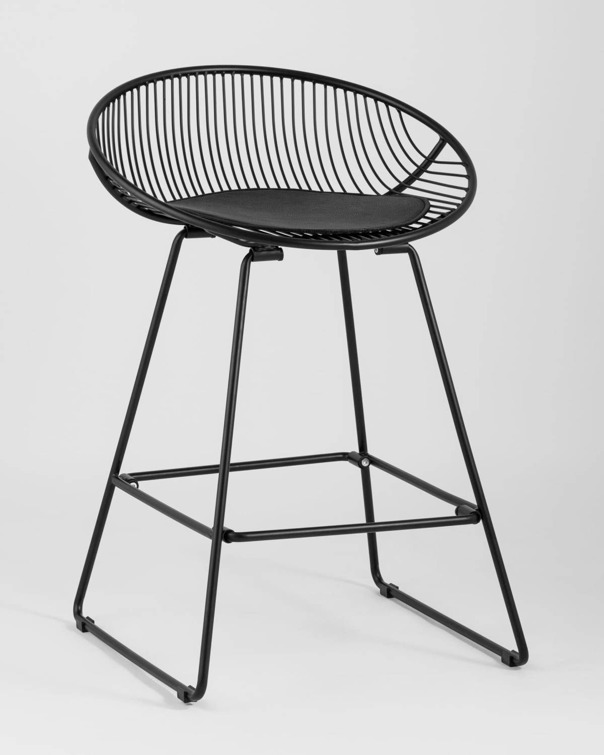 Полубарный стул Stool Group Ufo UFO-24A-P11 BL/BL