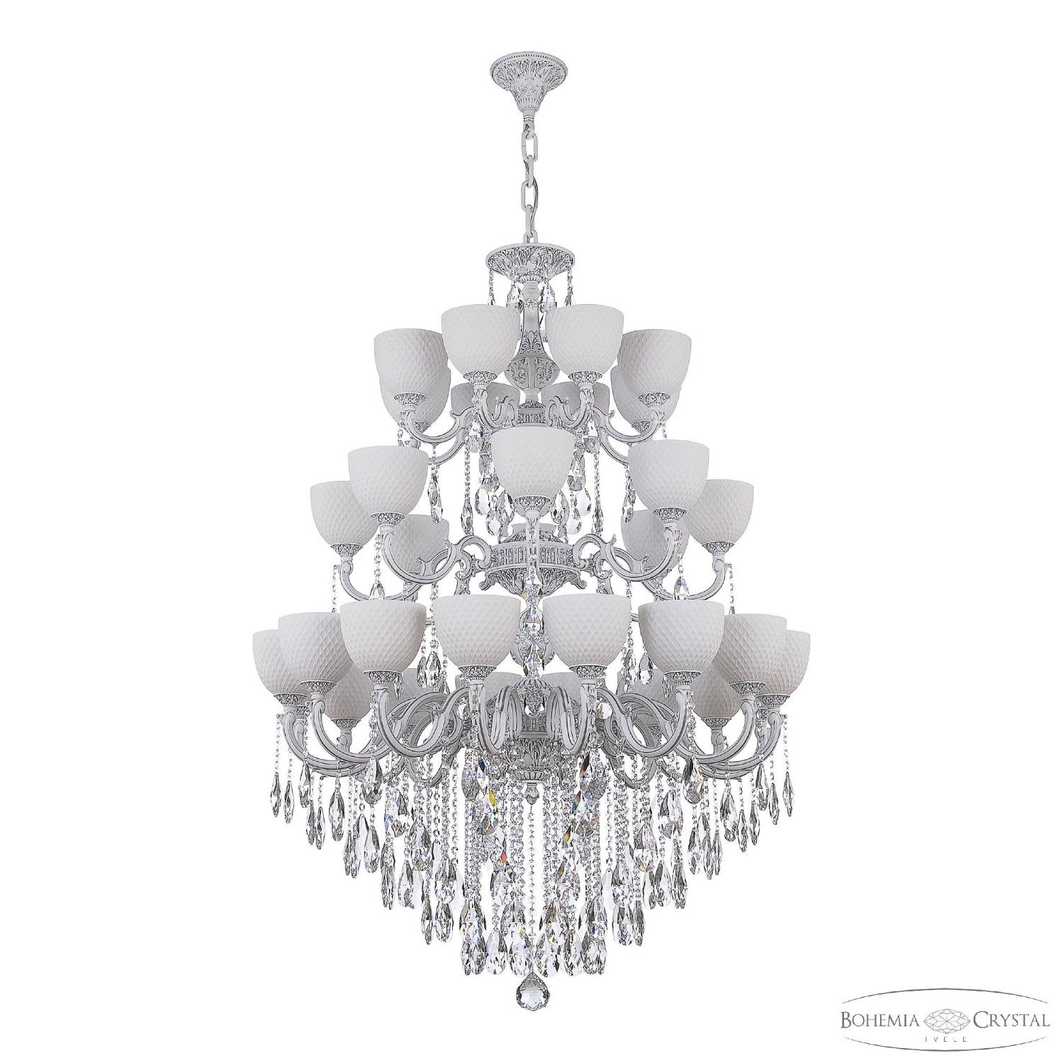 Подвесная люстра Bohemia AL7801 AL78101/16+8+8/300/3d B WMN P1 U Wave