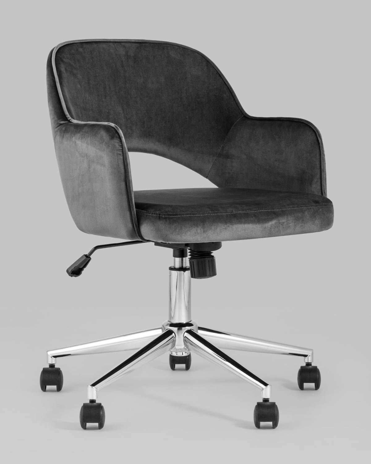 Компьютерное кресло Stool Group Кларк CLARKSON GREY CHROME