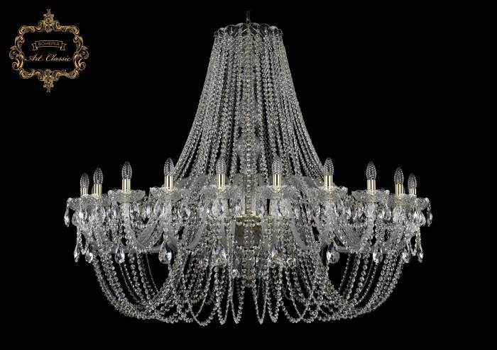 Подвесная хрустальная люстра 11.11 Art Classic 11.11.24.530.Gd.Sp