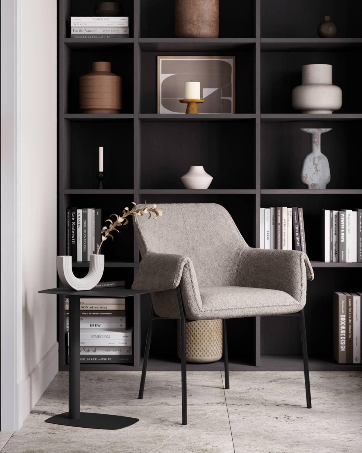 Журнальный стол Stool Group Eanna MT-190S DB-001