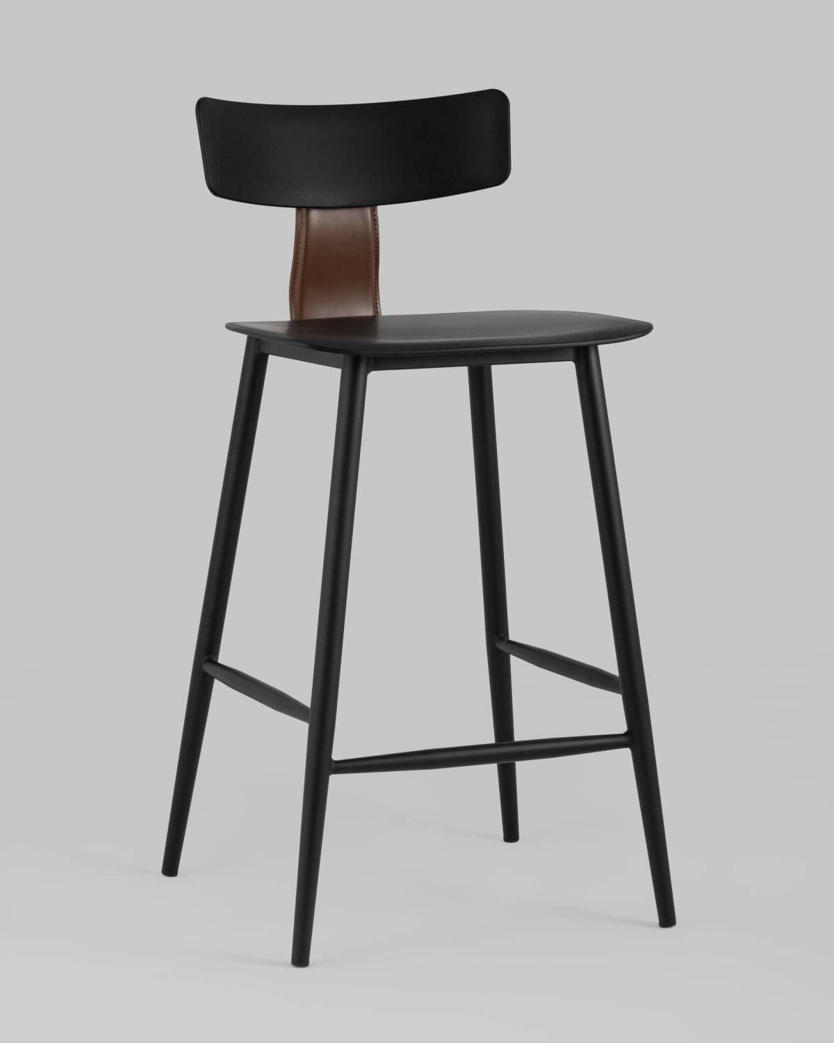 Полубарный стул Stool Group Ant 8333A black
