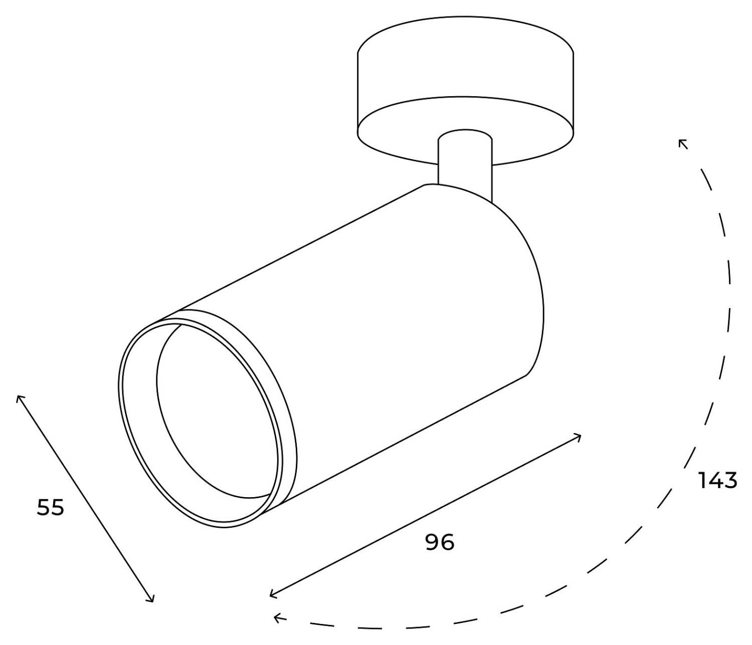 Светильник спот Hesby Lighting Focus HSBL_0115