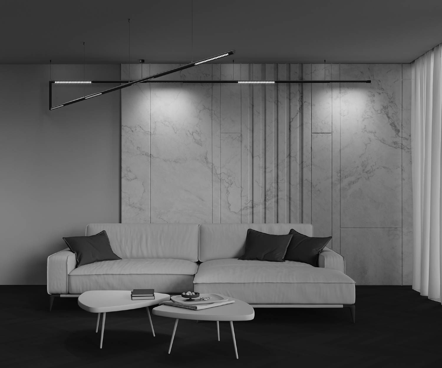 Трековый светильник Maytoni Points C149CL-L500-12W3K-B