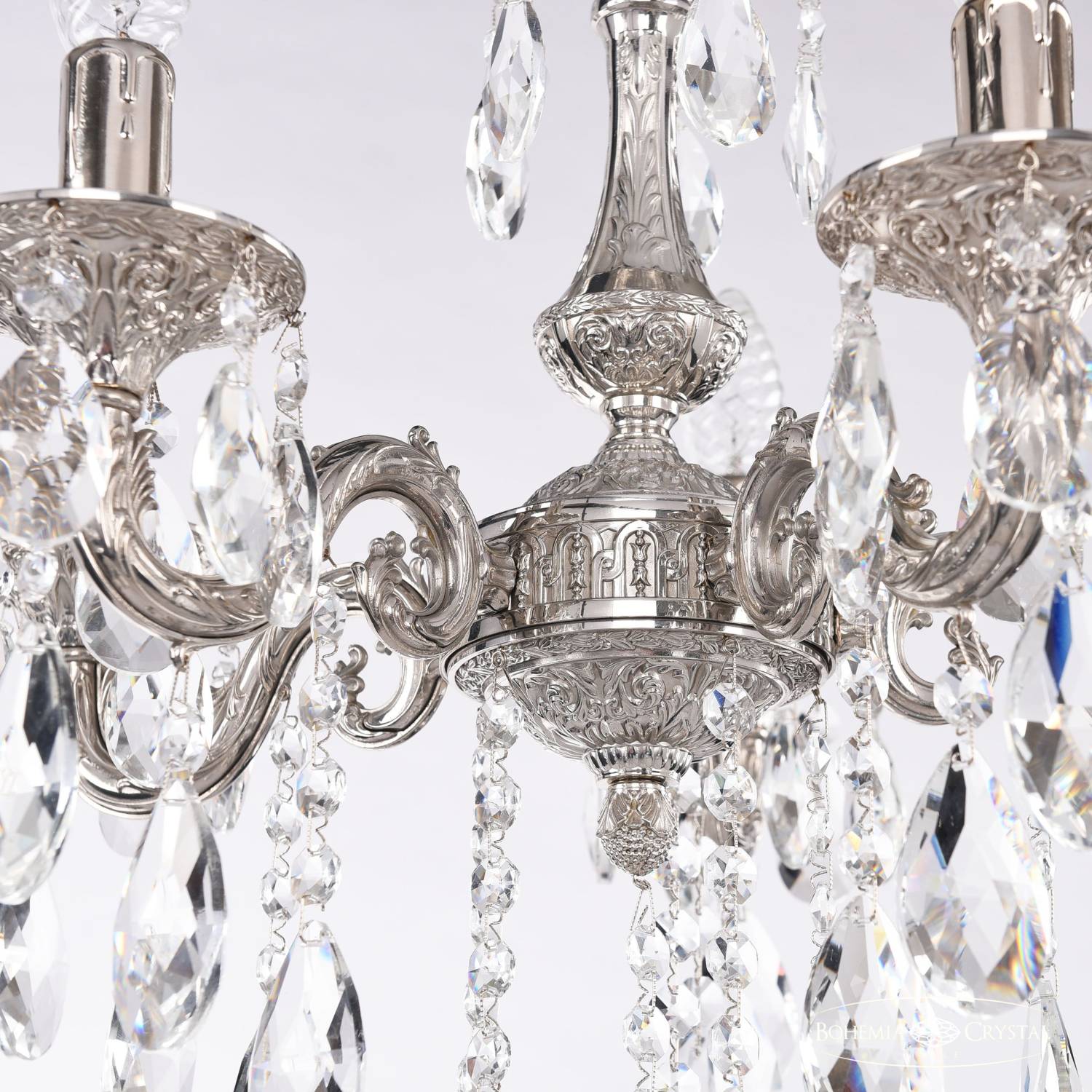 Подвесная хрустальная люстра 7101 Bohemia 71101/5/125 B Ni